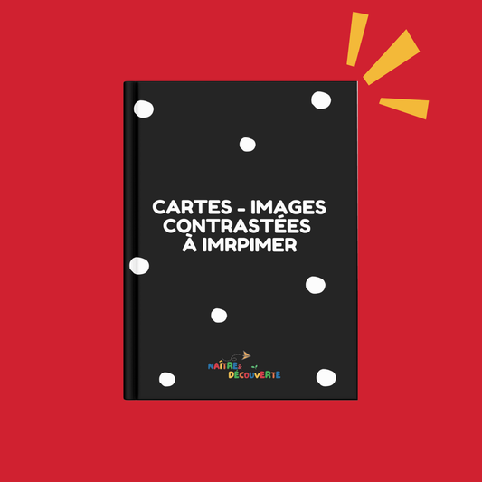 Cartes d'éveil visuel – Images contrastées à imprimer